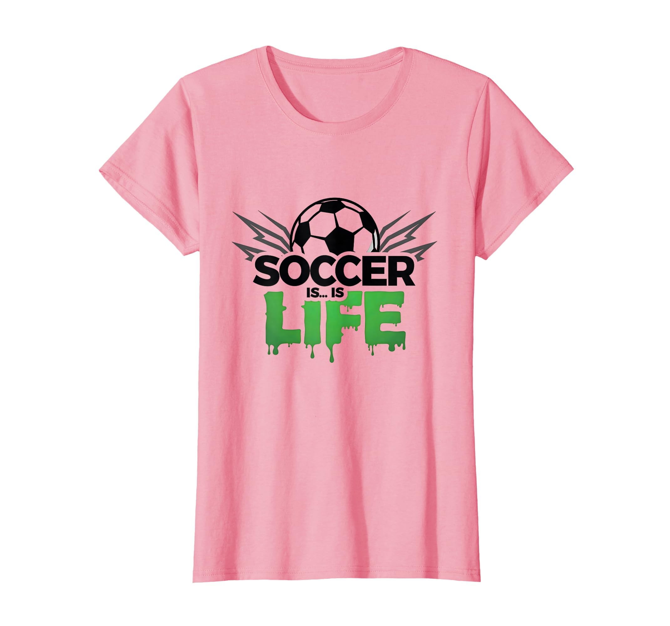 Soccer Is Life Passionate Fan Sports T-Shirt - Minimalist Print Men Women - T-Shirt, Sweatshirt, Hoodie