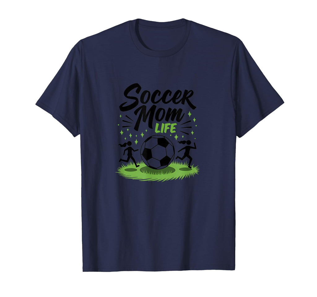 Soccer Mom Life Proud Parent Team Sweatshirt - Novelty Apparel for Adults - T-Shirt, Sweatshirt, Hoodie