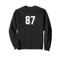 Number 87 80S 90S Soccer Team Sweatshirt - Custom Art Print for Adults - T-Shirt, Sweatshirt, Hoodie