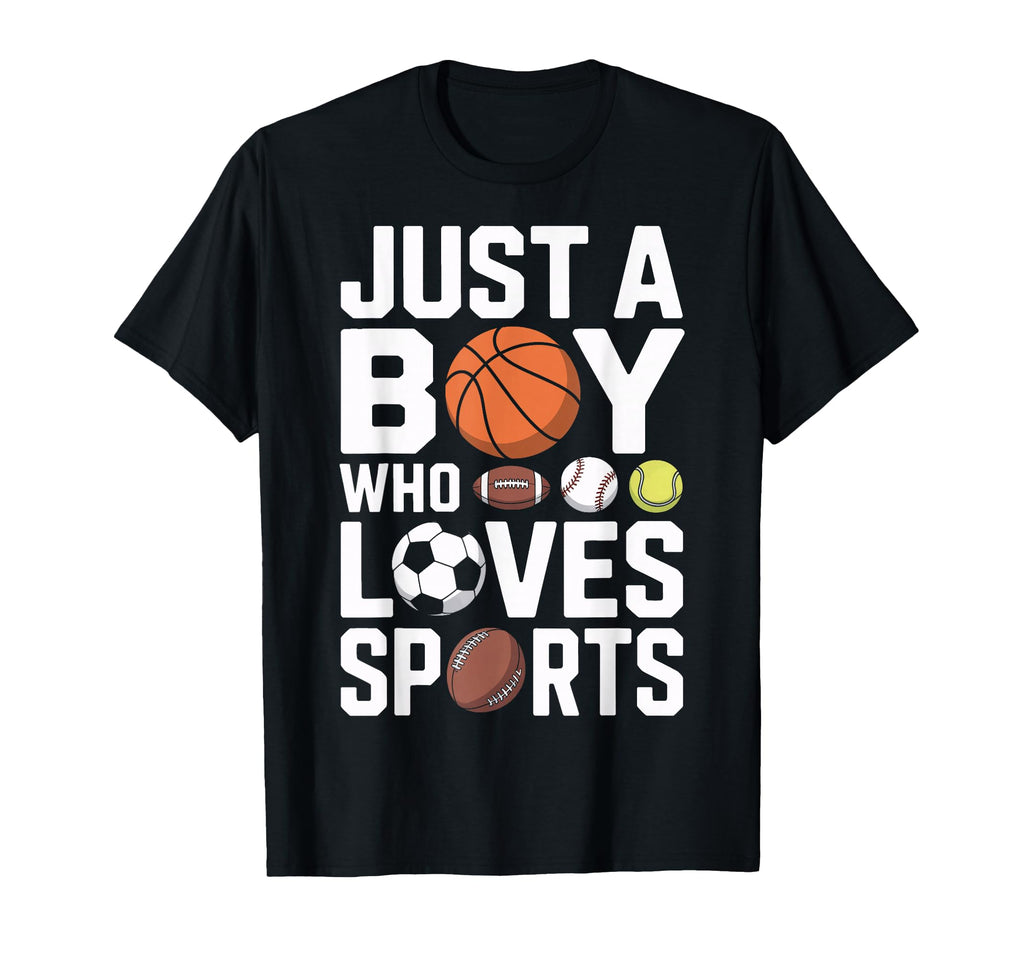 Basketball Soccer Just Who Loves Sports T-Shirt - Unique Graphic Men Women - T-Shirt, Sweatshirt, Hoodie