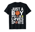 Basketball Soccer Just Who Loves Sports T-Shirt - Unique Graphic Men Women - T-Shirt, Sweatshirt, Hoodie