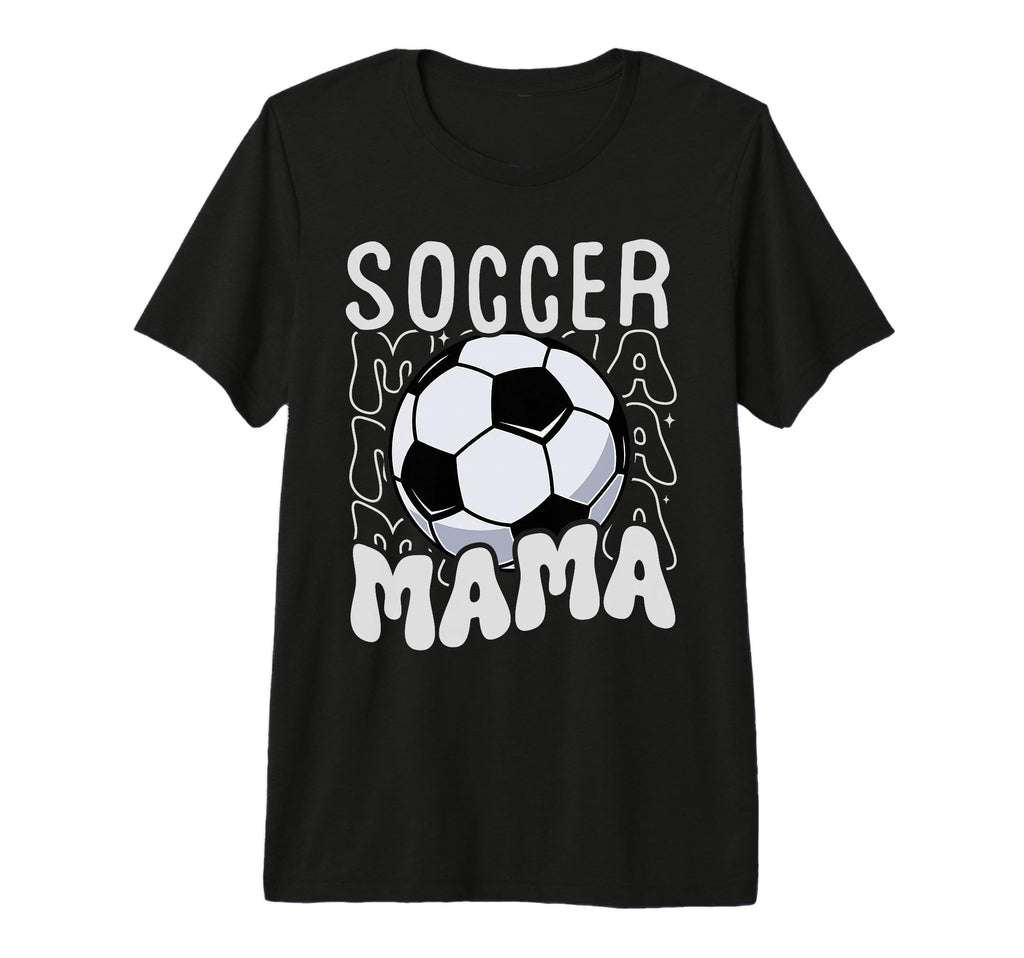 Soccer Mama Groovy Soccer Mom Mothers T-Shirt - Unique Graphic for Adults - T-Shirt, Sweatshirt, Hoodie