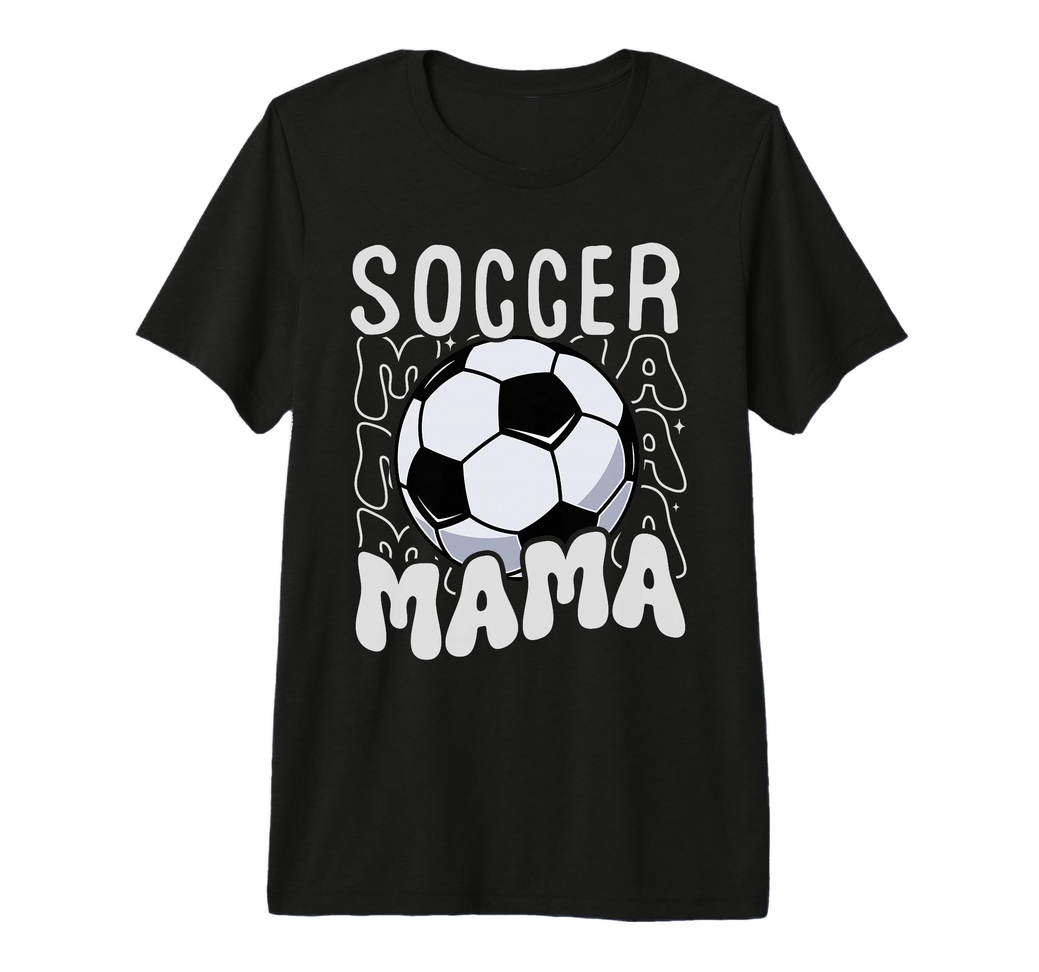 Soccer Mama Groovy Soccer Mom Mothers T-Shirt - Unique Graphic for Adults - T-Shirt, Sweatshirt, Hoodie
