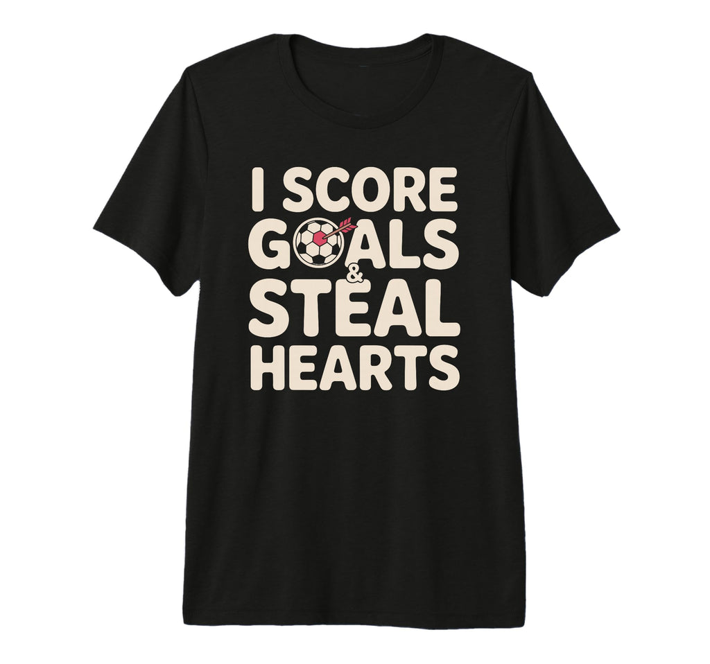 Soccer Score Goals Football T-Shirt - Custom Art Print for Adults - T-Shirt, Sweatshirt, Hoodie