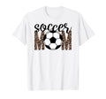 Soccer Mom Trendy Leopard Game Day T-Shirt - Streetwear Style for Adults - T-Shirt, Sweatshirt, Hoodie