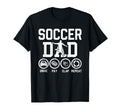 Soccer Dad Drive Pay Clap Repeat T-Shirt - Minimalist Print Unisex - T-Shirt, Sweatshirt, Hoodie