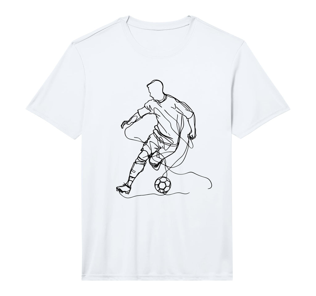 Football Player Drawing Football T-Shirt - Streetwear Style Men Women - T-Shirt, Sweatshirt, Hoodie
