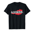 Austrian Map And Flag Souvenir T-Shirt - Trendy Graphic for Adults - T-Shirt, Sweatshirt, Hoodie