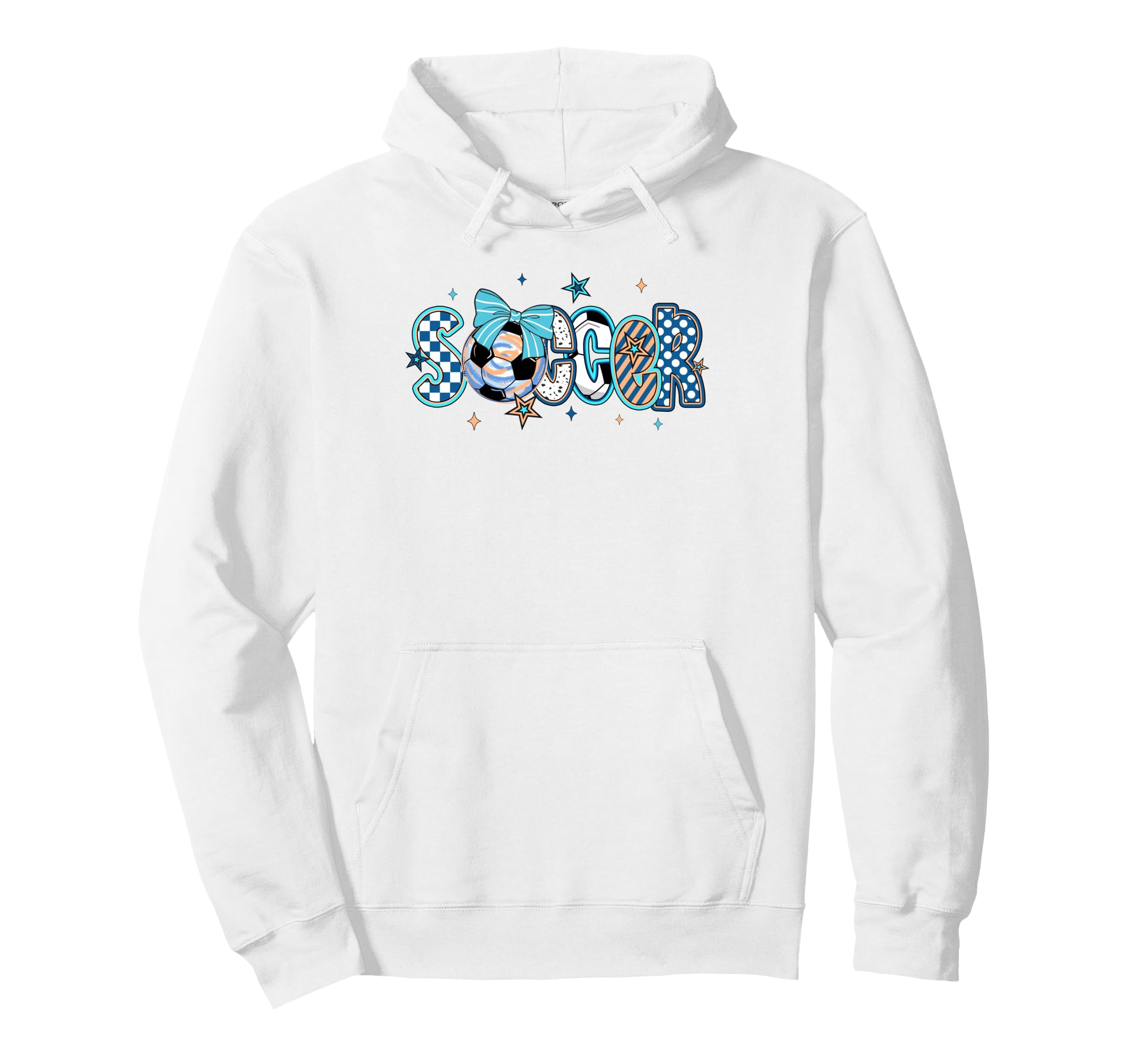 Soccer Preppy Soccer Game Day Mom Hoodie - Aesthetic Graphic Men Women - T-Shirt, Sweatshirt, Hoodie