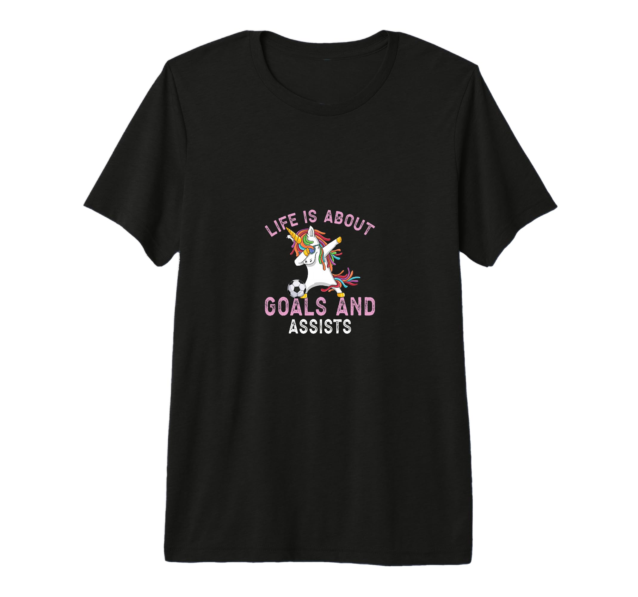 Funny Life Is About Goals And Assists T-Shirt - Minimalist Print Men Women - T-Shirt, Sweatshirt, Hoodie
