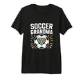 Soccer Grandma Heart Field Cleats Tri T-Shirt - Trendy Graphic for Adults - T-Shirt, Sweatshirt, Hoodie