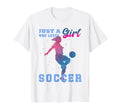 Just Who Loves Soccer T-Shirt - Novelty Apparel for Adults - T-Shirt, Sweatshirt, Hoodie