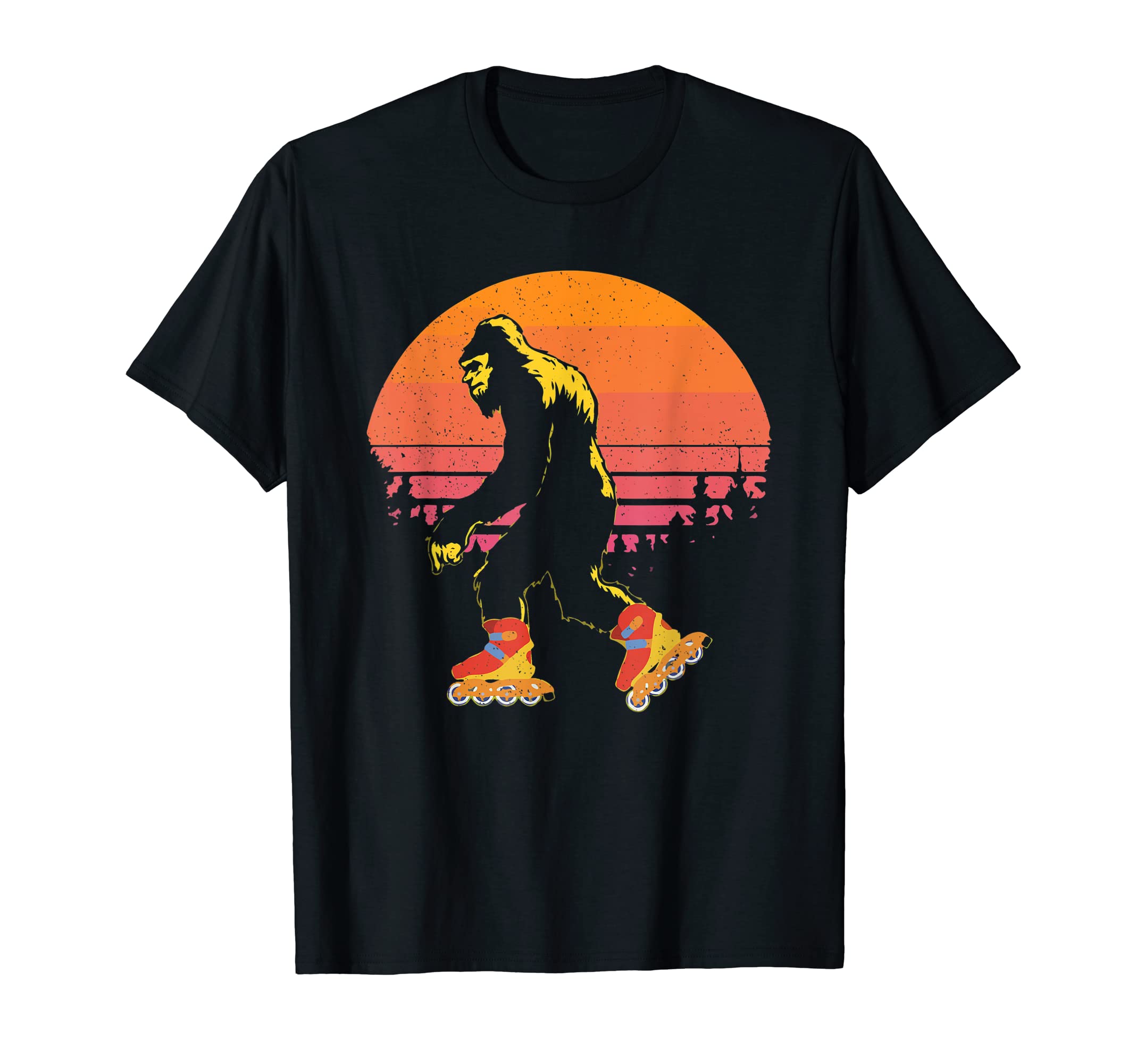 Bigfoot Skates Sasquatch Roller T-Shirt - Casual Everyday Wear for Adults - T-Shirt, Sweatshirt, Hoodie