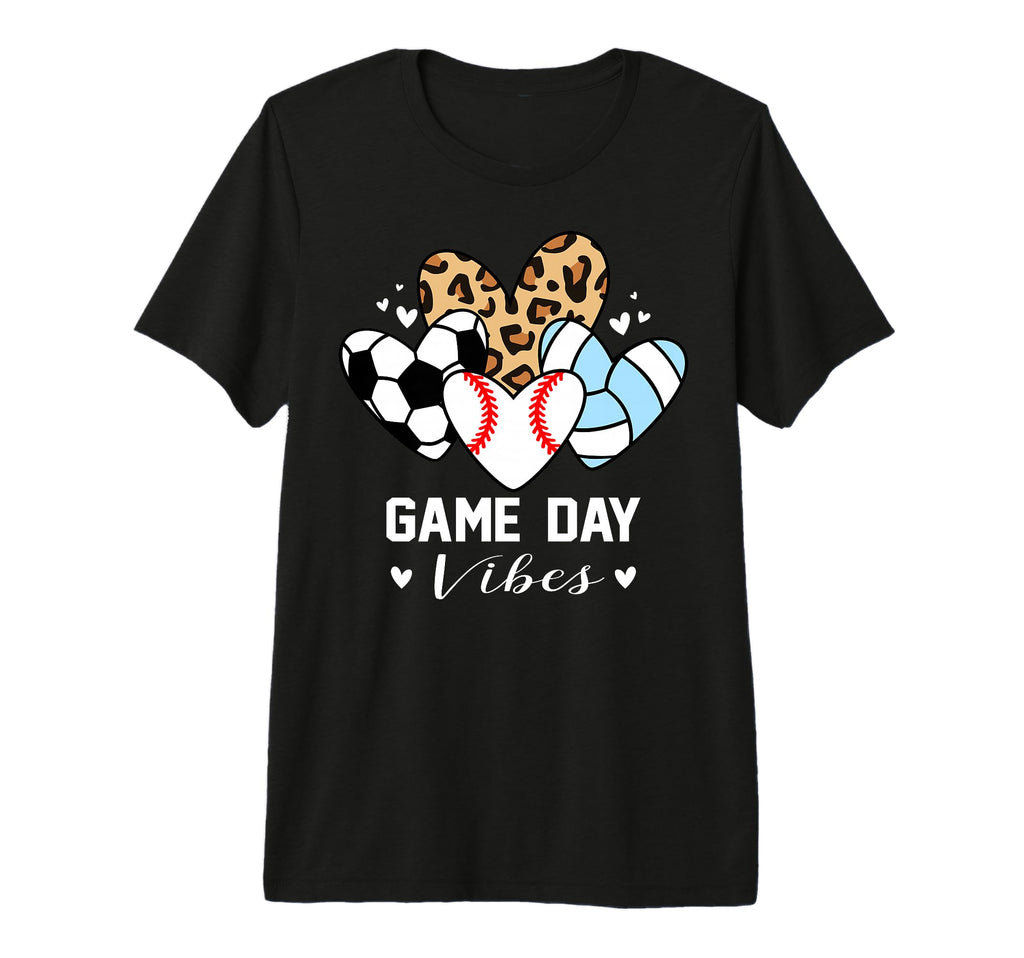Game Day Vibes Funny Baseball T-Shirt - Graphic Print for Adults - T-Shirt, Sweatshirt, Hoodie