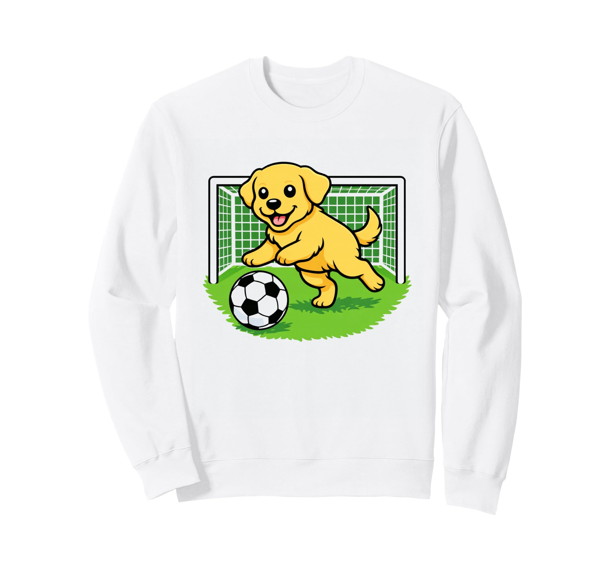 Labrador Retriever Goalies Lab Sweatshirt - Graphic Print for Adults - T-Shirt, Sweatshirt, Hoodie
