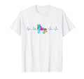 Roller Skating Skate Heartbeat T-Shirt - Trendy Graphic Men Women - T-Shirt, Sweatshirt, Hoodie