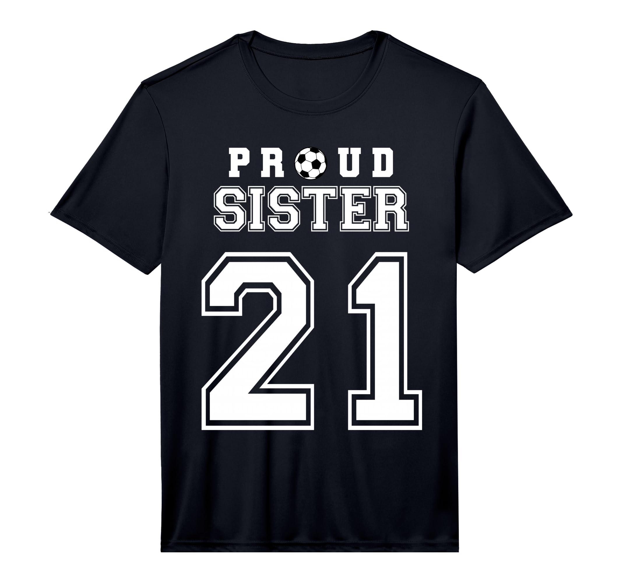 Number 21 Custom Proud Soccer Futbol T-Shirt - Trendy Graphic Unisex - T-Shirt, Sweatshirt, Hoodie