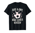 Just Who Loves Soccer Soccer Sports T-Shirt - Graphic Print Men Women - T-Shirt, Sweatshirt, Hoodie