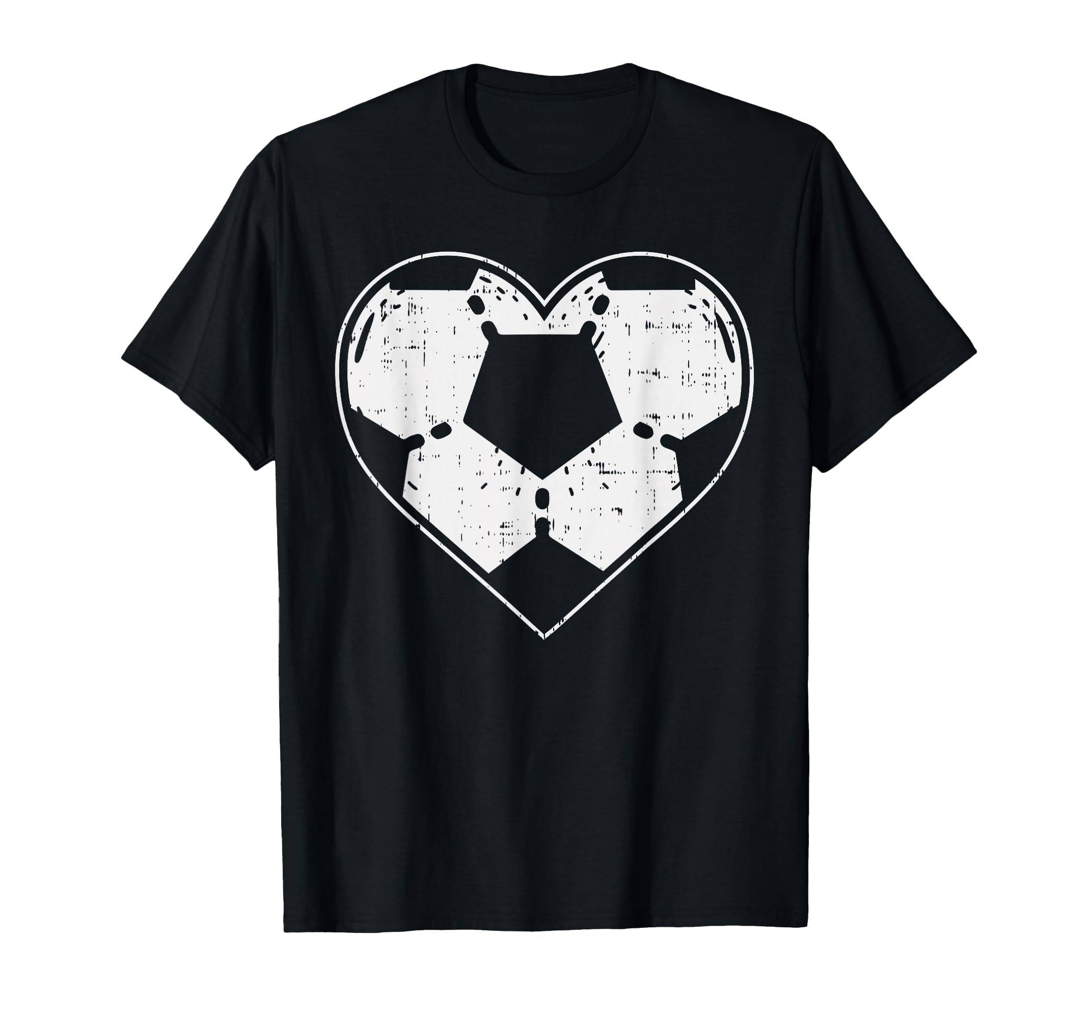 Soccer Ball Heart Sport Football T-Shirt - Aesthetic Graphic for Adults - T-Shirt, Sweatshirt, Hoodie