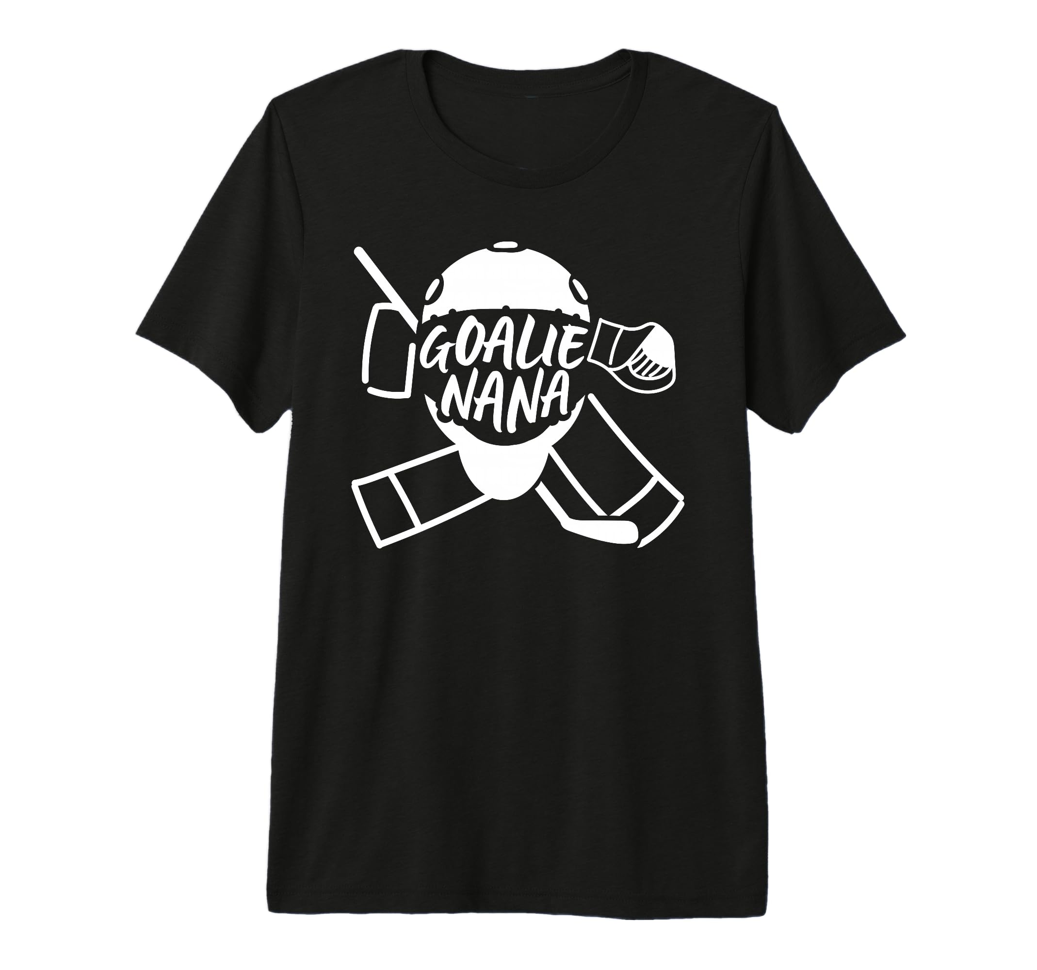 Ice Hockey Goalie Nana Hockey Keeper T-Shirt - Custom Art Print Unisex - T-Shirt, Sweatshirt, Hoodie