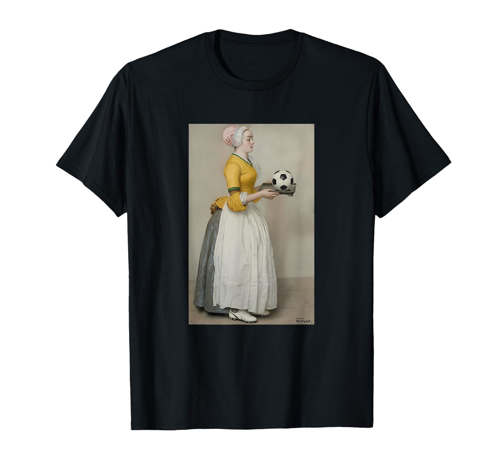 Serving Football Yellow Green Soccer T-Shirt - Casual Everyday Wear Unisex - T-Shirt, Sweatshirt, Hoodie