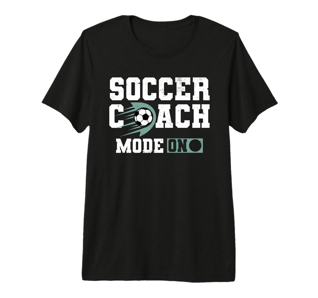 Coaching Soccer Dad Coach Soccer T-Shirt - Custom Art Print for Adults - T-Shirt, Sweatshirt, Hoodie