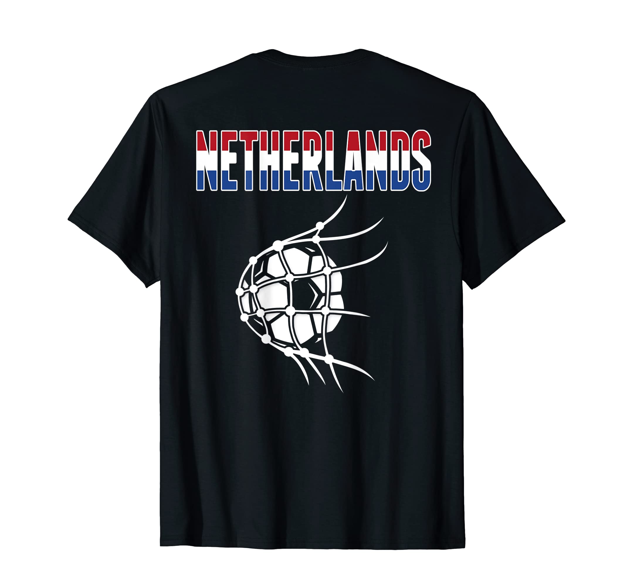 Netherlands Soccer Ball Net Support T-Shirt - Novelty Apparel Men Women - T-Shirt, Sweatshirt, Hoodie