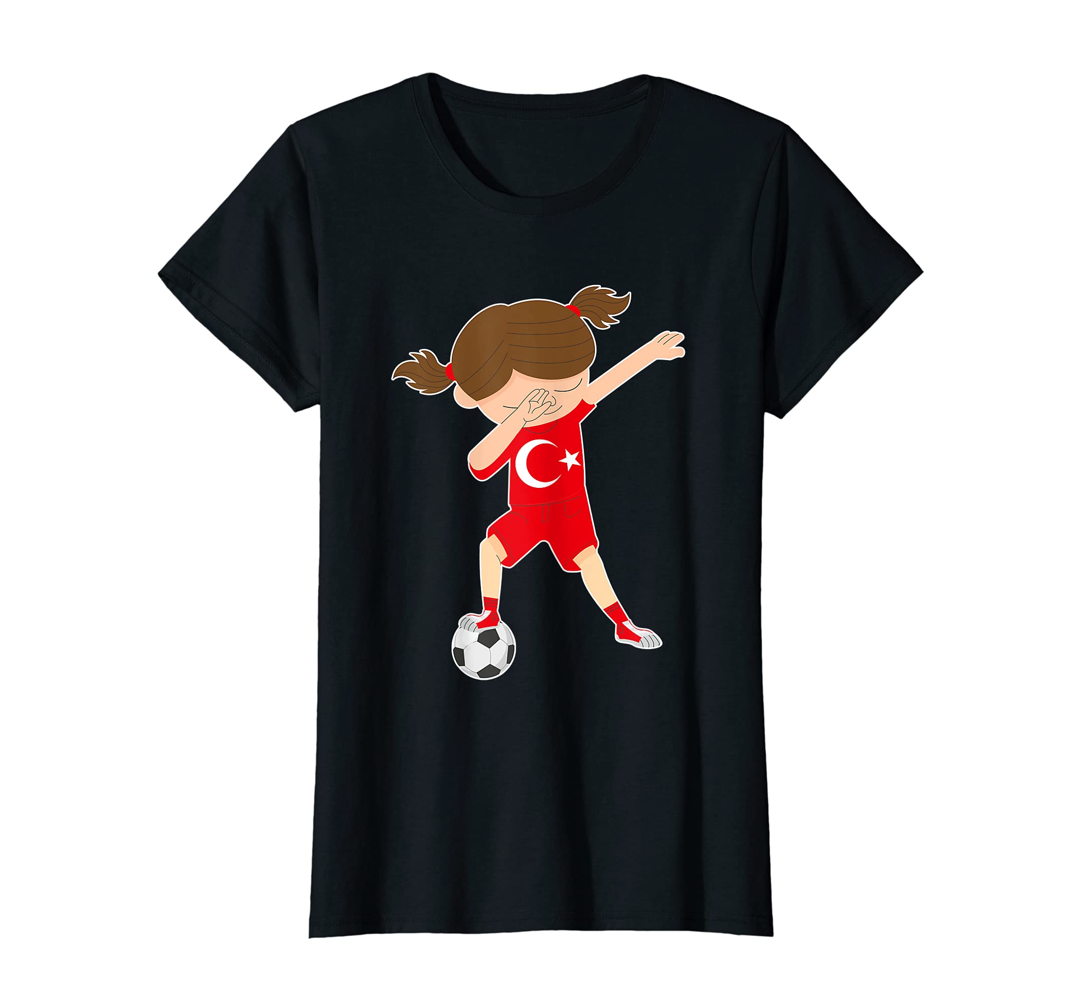 Dabbing Turkish Soccer Player T-Shirt - Minimalist Print for Adults - T-Shirt, Sweatshirt, Hoodie