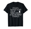I Play Soccer And I Know Things T-Shirt - Custom Art Print for Adults - T-Shirt, Sweatshirt, Hoodie