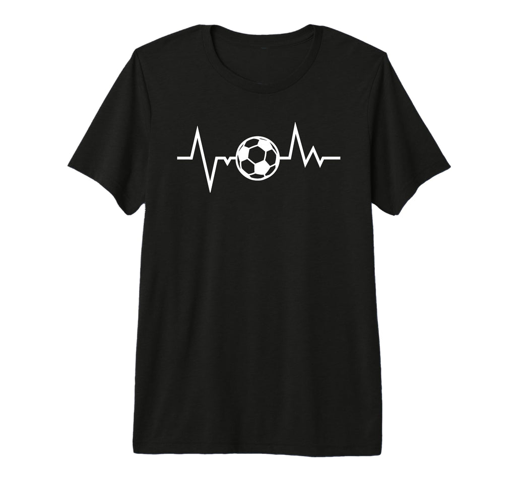 Soccer Sports Funny Soccer Heartbeat T-Shirt - Trendy Graphic Men Women - T-Shirt, Sweatshirt, Hoodie