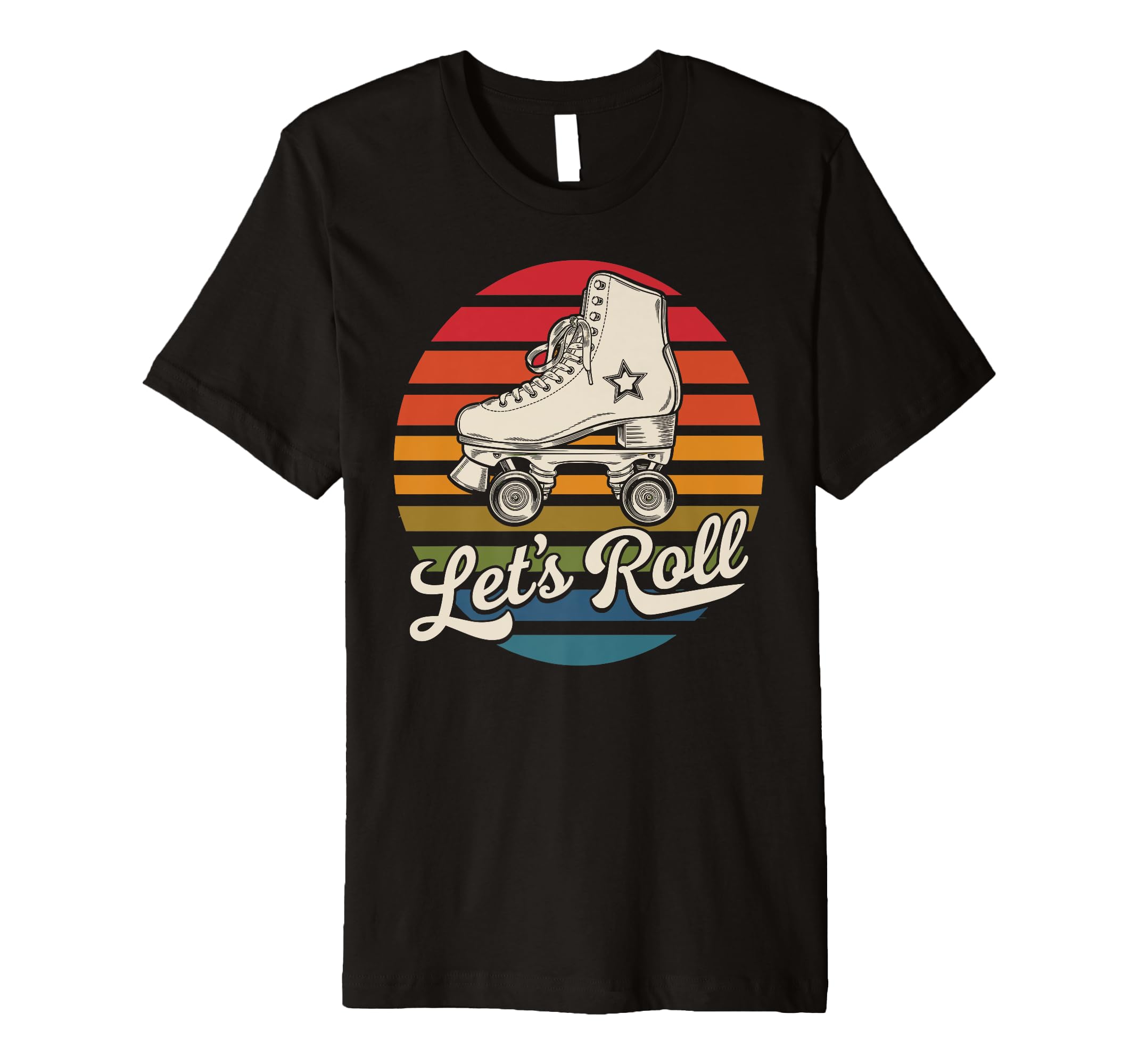 Let S Roll Roller Skating Skater T-Shirt - Aesthetic Graphic Men Women - T-Shirt, Sweatshirt, Hoodie