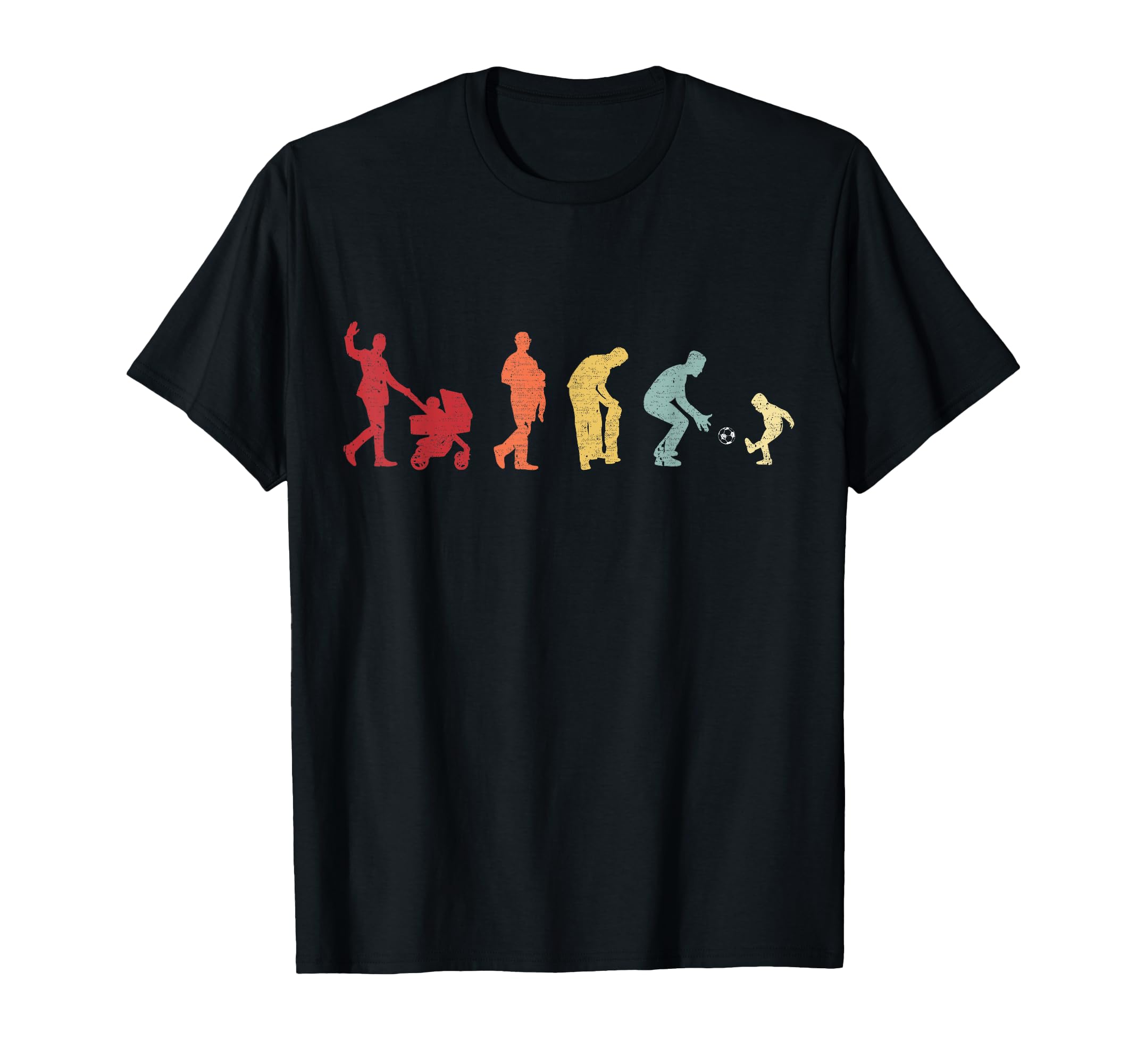 Evolution Dad Son Soccer Fathers T-Shirt - Casual Everyday Wear Men Women - T-Shirt, Sweatshirt, Hoodie