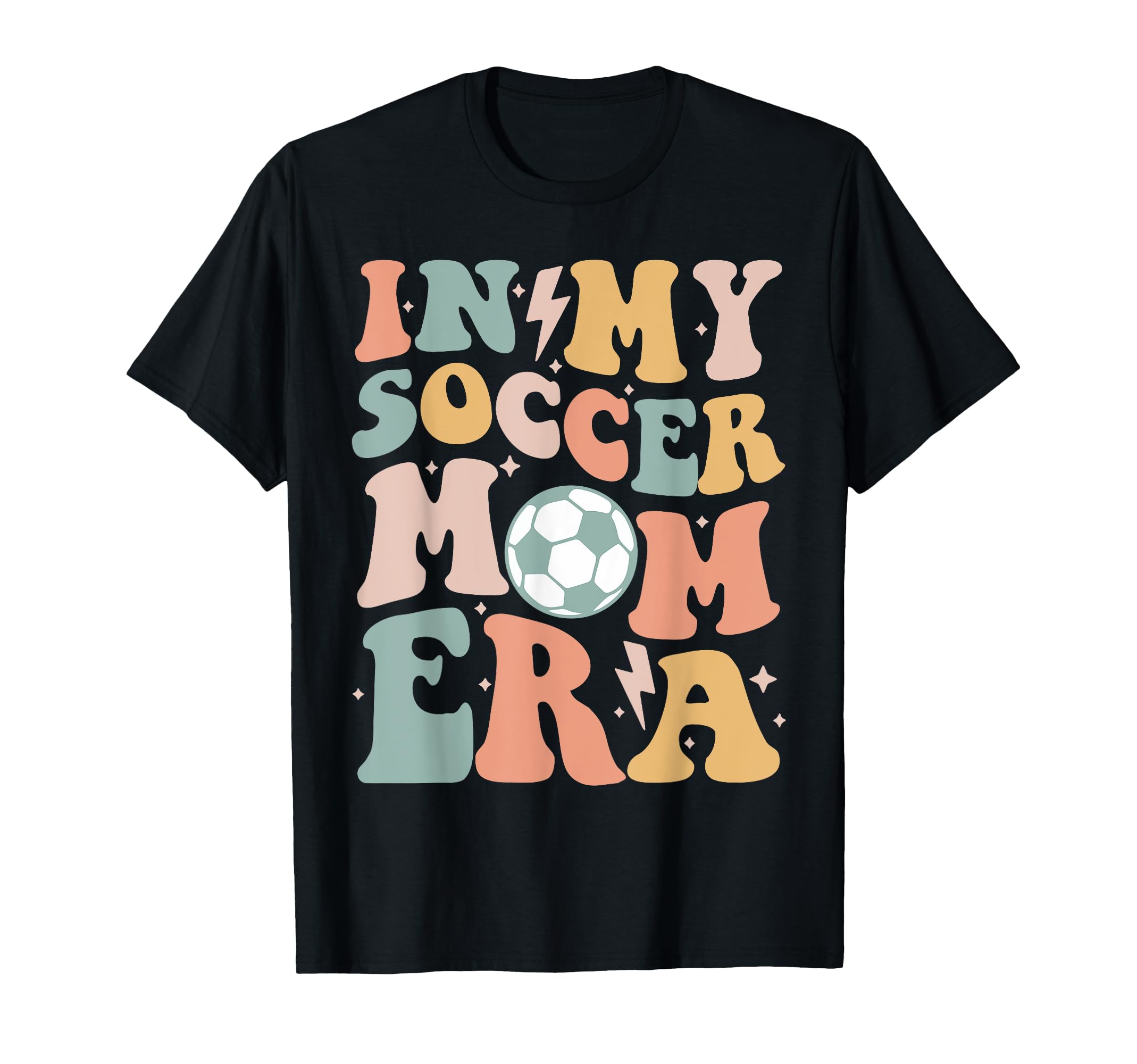 My Soccer Mom Era Groovy Soccer Team T-Shirt - Fun Novelty Design Unisex - T-Shirt, Sweatshirt, Hoodie