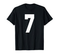 7 Team Sports Jersey Front Back T-Shirt - Aesthetic Graphic for Adults - T-Shirt, Sweatshirt, Hoodie