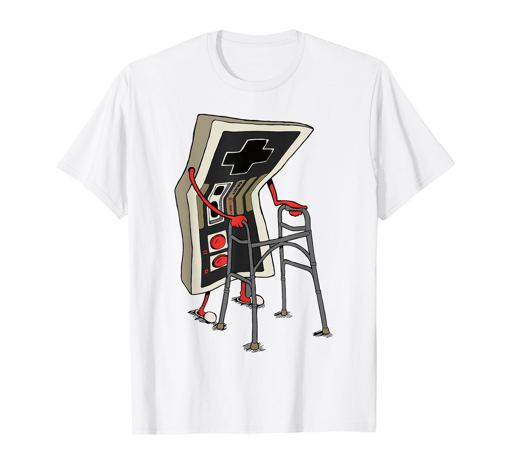 Old Gamer Gaming 80S 90S Video Game Gamer T-Shirt - Minimalist Print Unisex - T-Shirt, Sweatshirt, Hoodie
