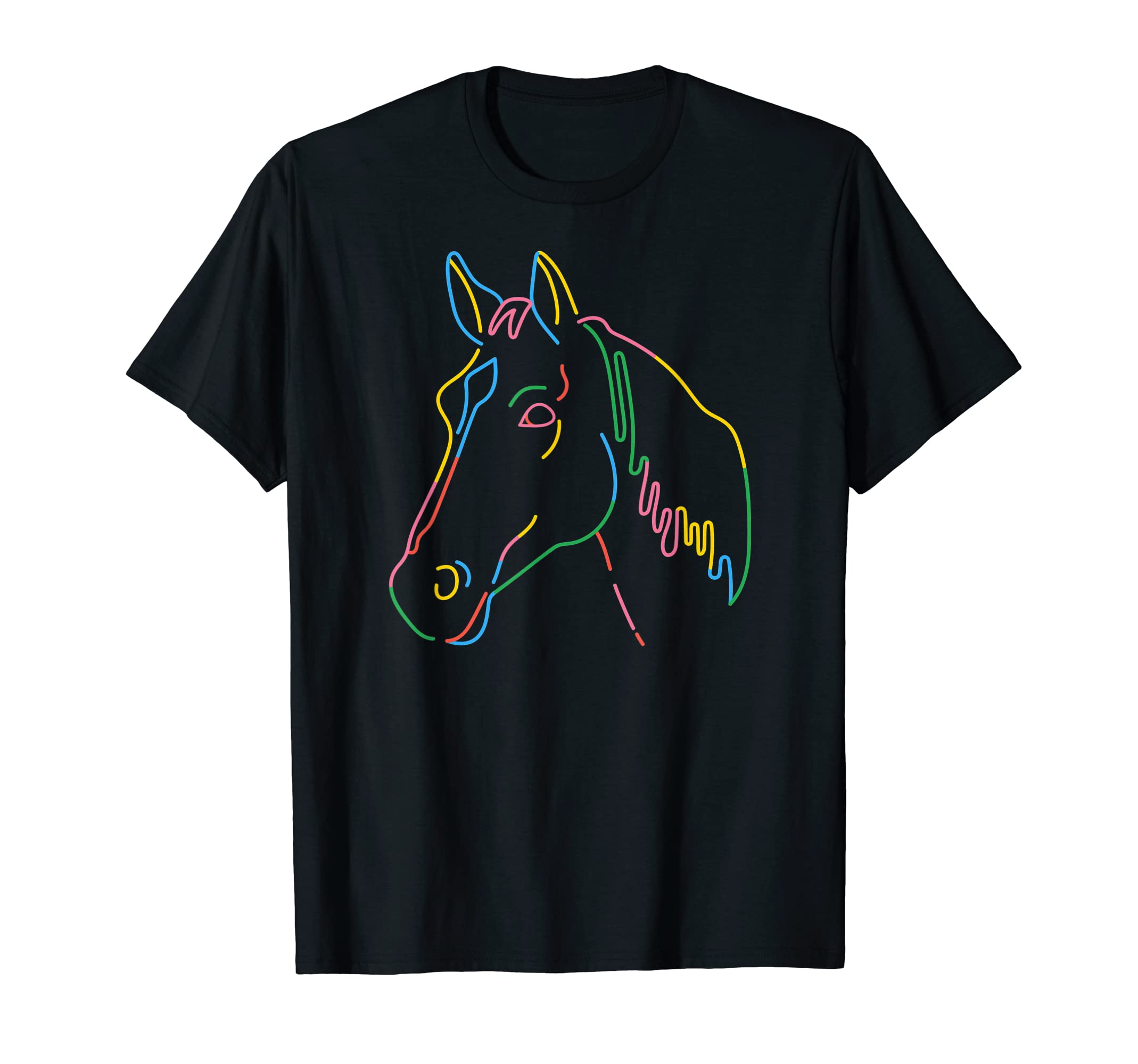 Rainbow Horse Gay Pride Horse Lgbt Pony T-Shirt - Trendy Graphic Unisex - T-Shirt, Sweatshirt, Hoodie