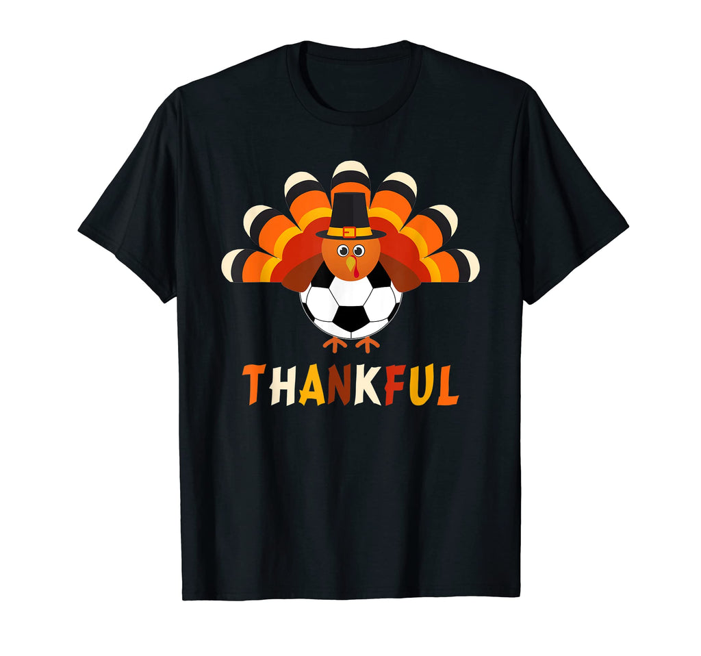 Turkey Soccer Thankful Thanksgiving Gift T-Shirt - Graphic Print for Adults - T-Shirt, Sweatshirt, Hoodie