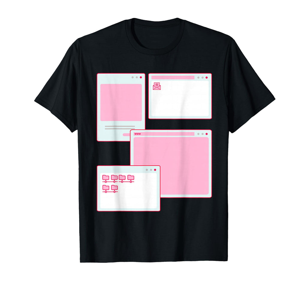 Vaporwave Aesthetic 90S Grunge T-Shirt - Aesthetic Graphic for Adults - T-Shirt, Sweatshirt, Hoodie