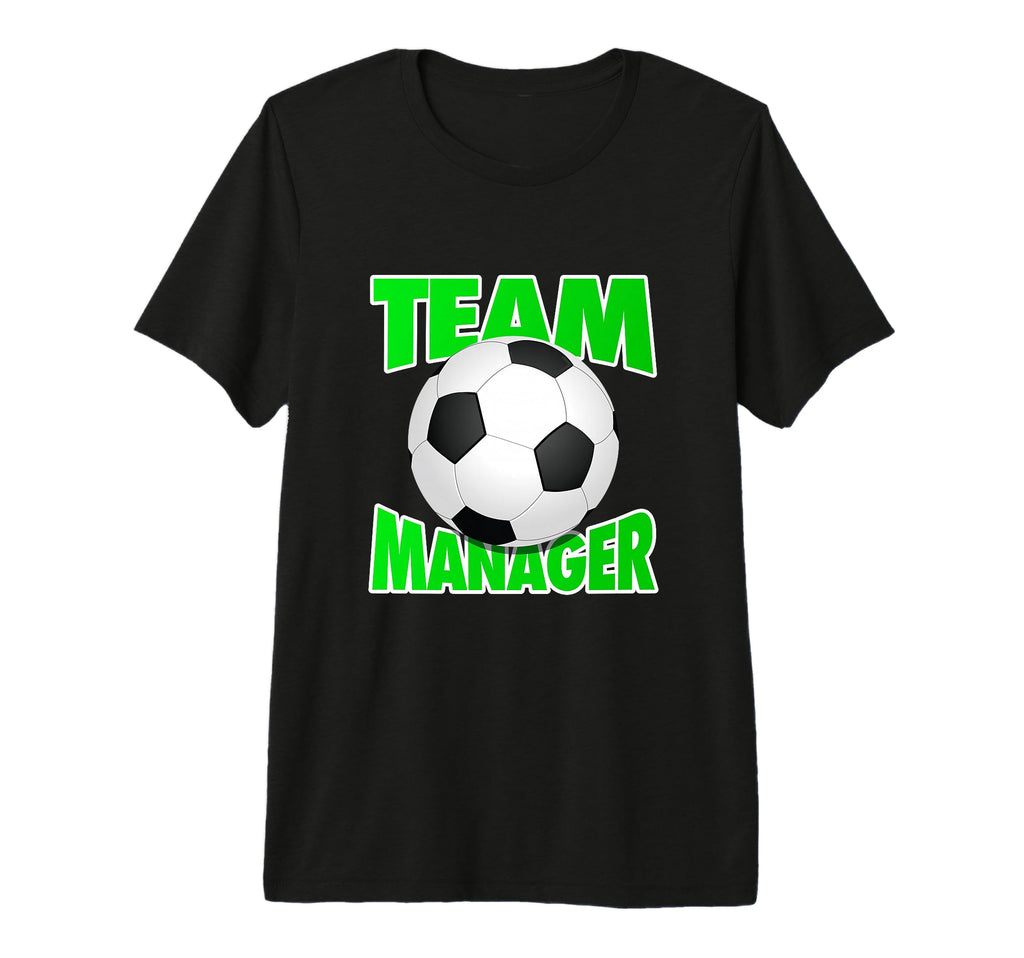 Soccer Team Manager Soccer Ball T-Shirt - Unique Graphic for Adults - T-Shirt, Sweatshirt, Hoodie