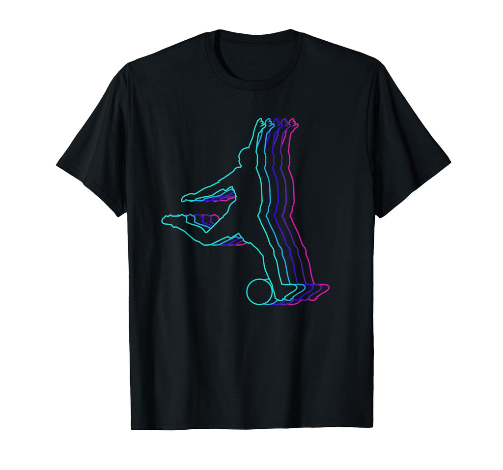 Soccer Silhouette Soccer Player T-Shirt - Unique Graphic for Adults - T-Shirt, Sweatshirt, Hoodie