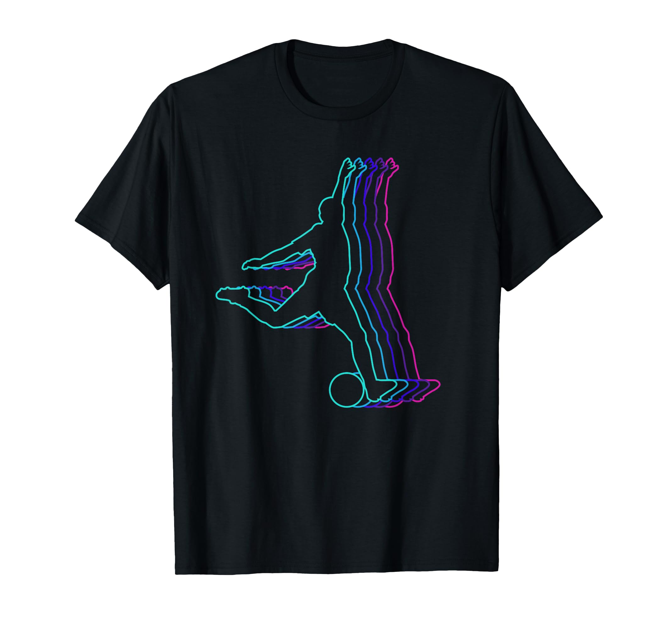 Soccer Silhouette Soccer Player T-Shirt - Unique Graphic for Adults - T-Shirt, Sweatshirt, Hoodie