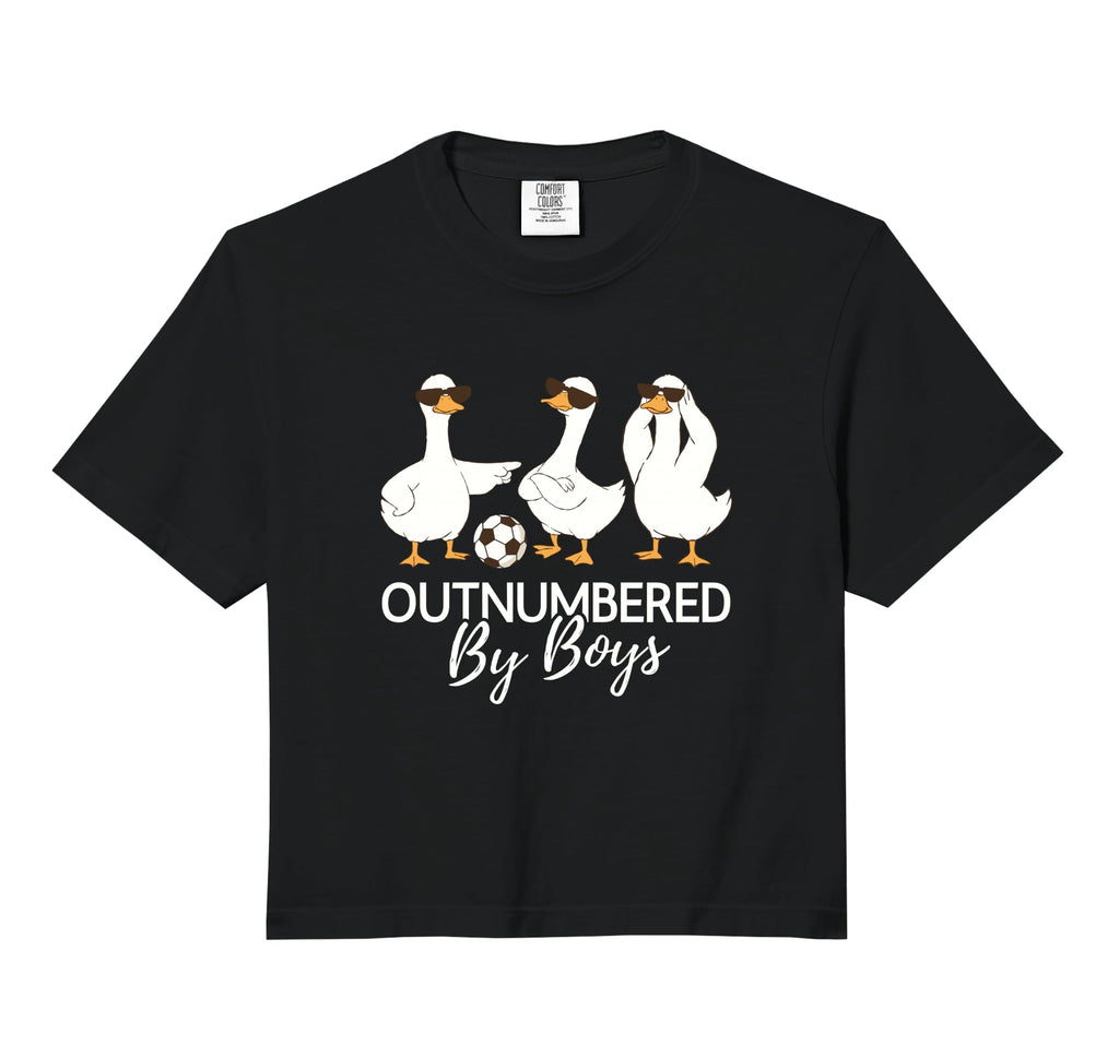 Outnumbered Soccer Funny Mom Dad Goose Hoodie - Custom Art Print Unisex - T-Shirt, Sweatshirt, Hoodie