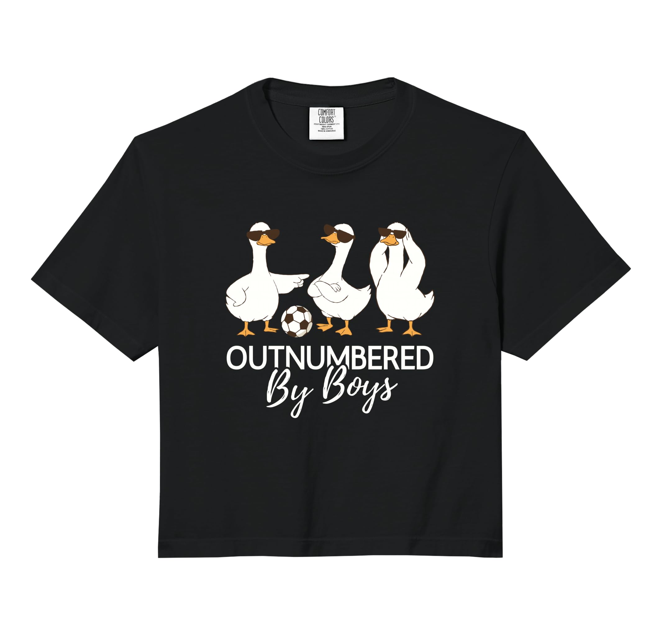 Outnumbered Soccer Funny Mom Dad Goose Hoodie - Custom Art Print Unisex - T-Shirt, Sweatshirt, Hoodie