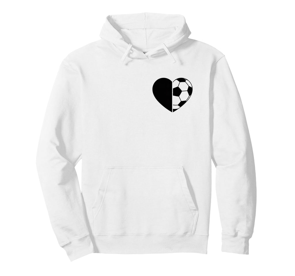 Soccer Love Heart Fans And Players Hoodie - Aesthetic Graphic Unisex - T-Shirt, Sweatshirt, Hoodie