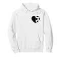 Soccer Love Heart Fans And Players Hoodie - Aesthetic Graphic Unisex - T-Shirt, Sweatshirt, Hoodie