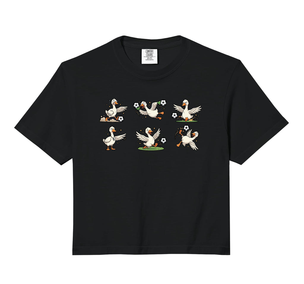 Silly Goose Playing Soccer T-Shirt - Casual Everyday Wear for Adults - T-Shirt, Sweatshirt, Hoodie
