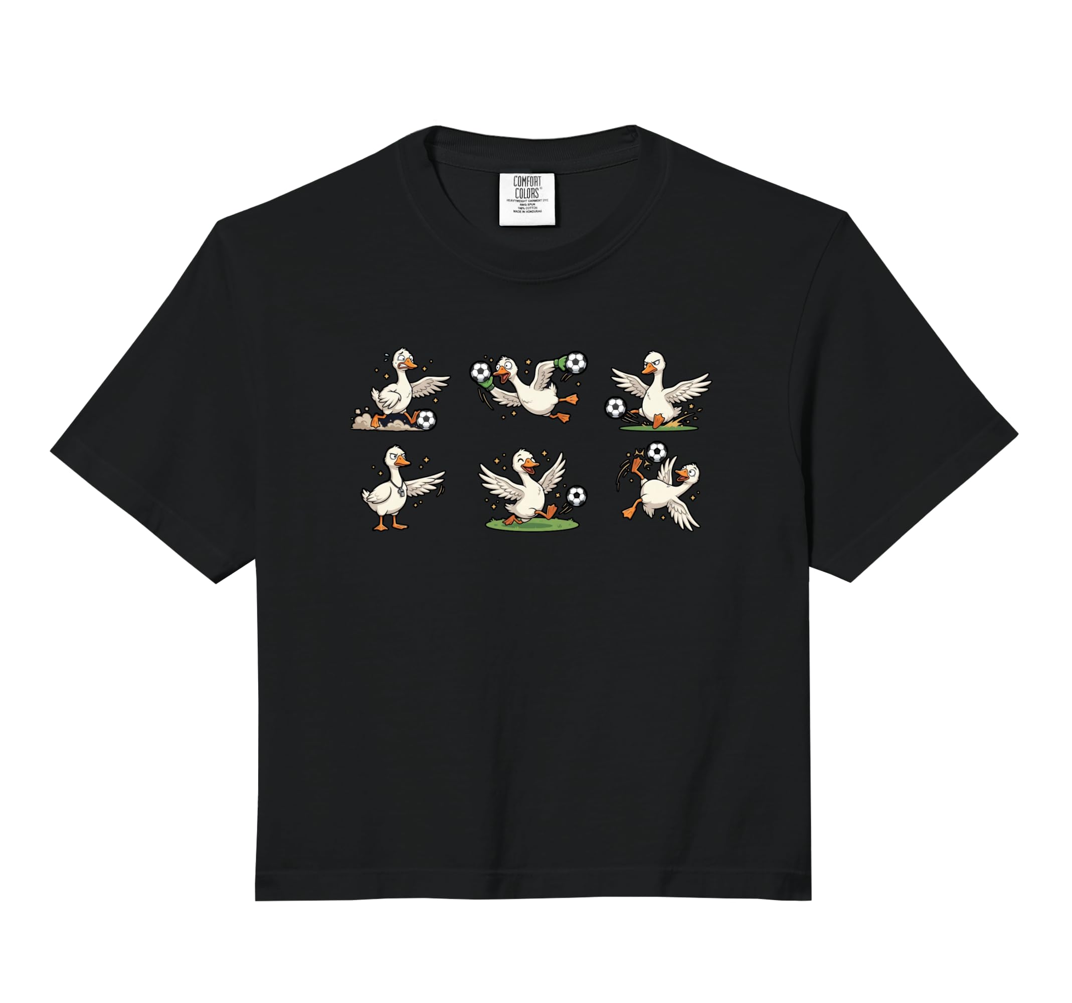 Silly Goose Playing Soccer T-Shirt - Casual Everyday Wear for Adults - T-Shirt, Sweatshirt, Hoodie