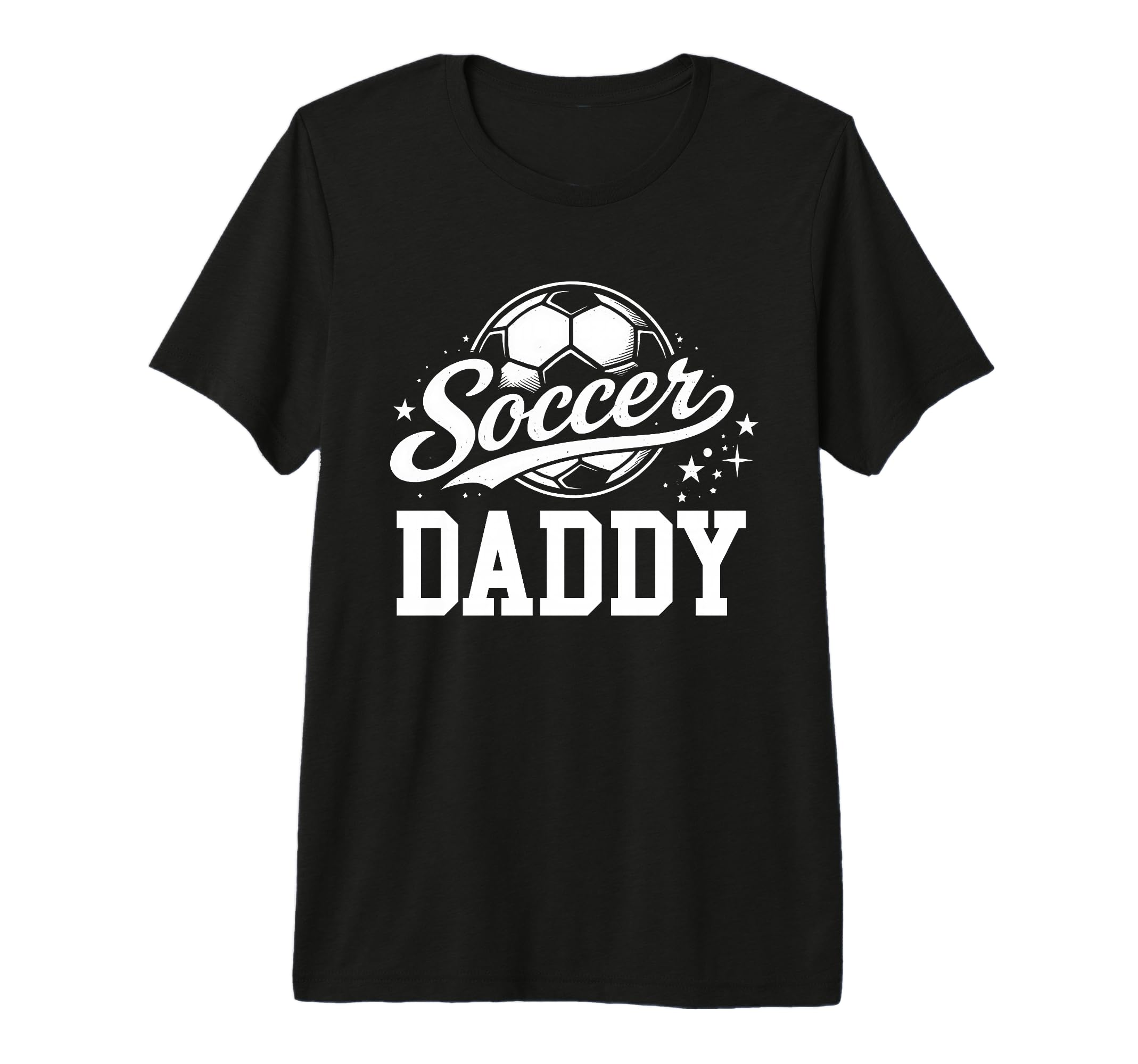 Soccer Daddy Soccer Ball Tri Blend T-Shirt - Unique Graphic for Adults - T-Shirt, Sweatshirt, Hoodie