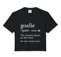 Goalie Definition Hockey Soccer Hoodie - Unique Graphic for Adults - T-Shirt, Sweatshirt, Hoodie