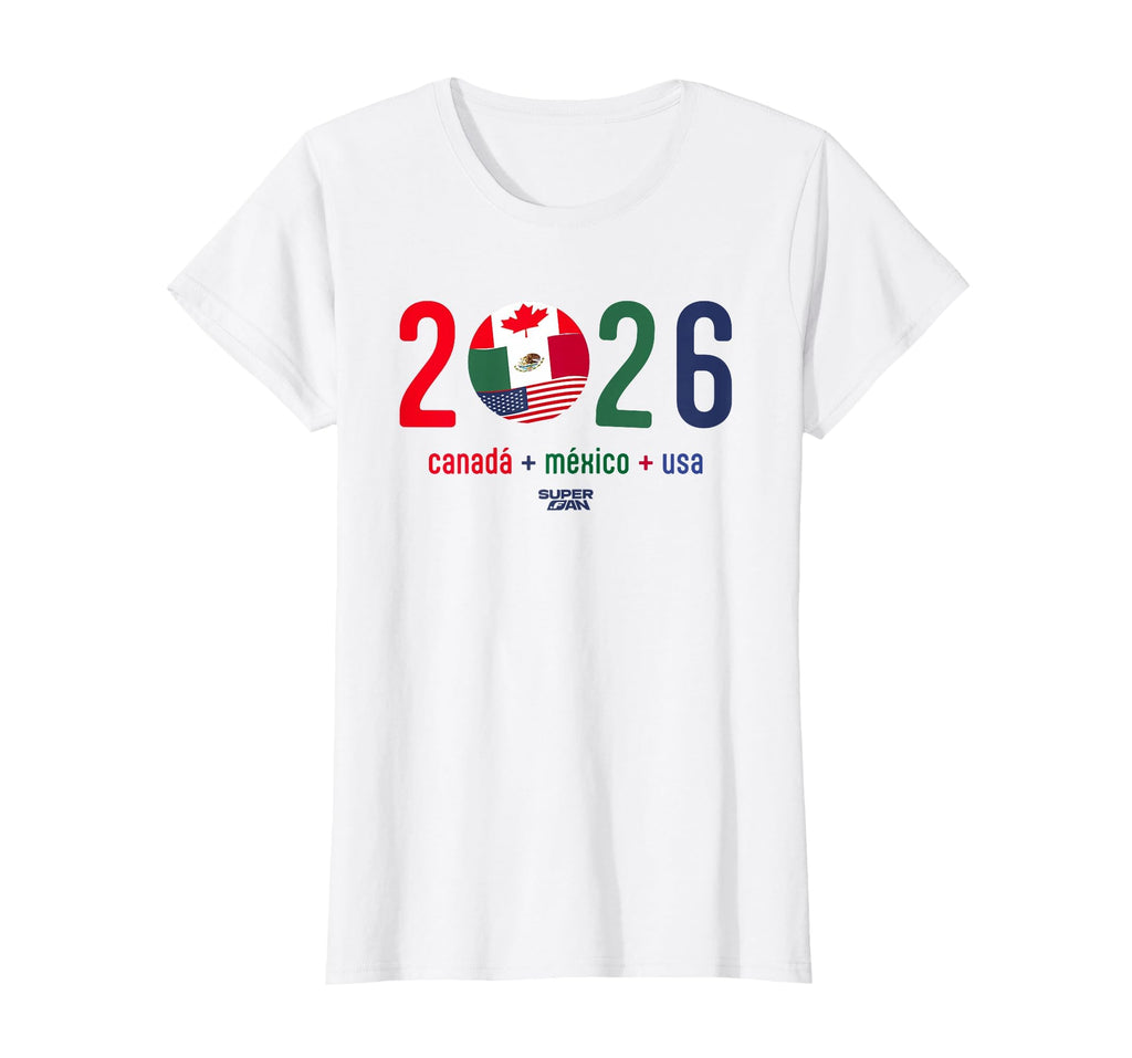 Superfan 2026 Canada Mexico Usa T-Shirt - Streetwear Style for Adults - T-Shirt, Sweatshirt, Hoodie